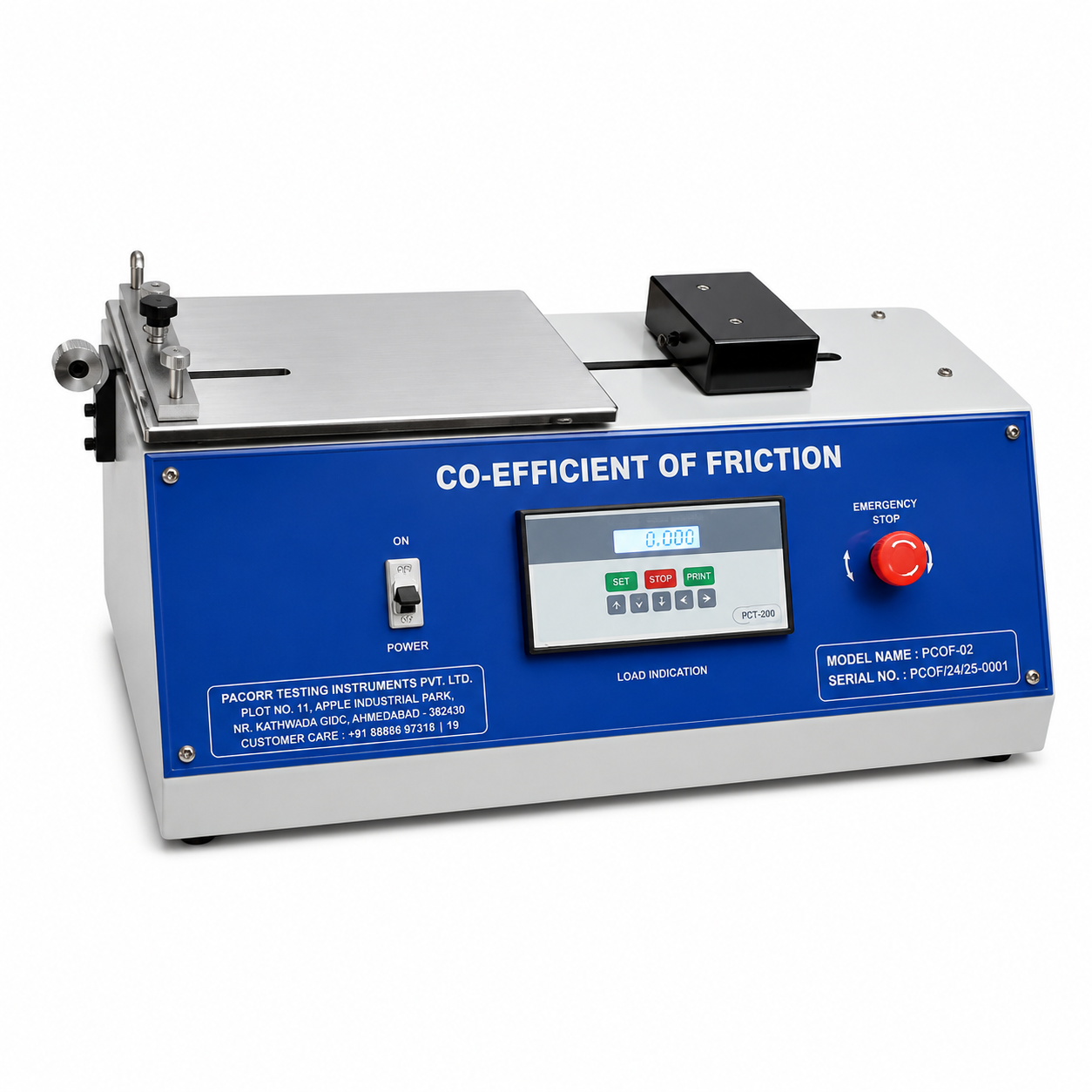 Coefficient of Friction Tester